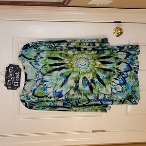 Investments Multicolor Tunic Top